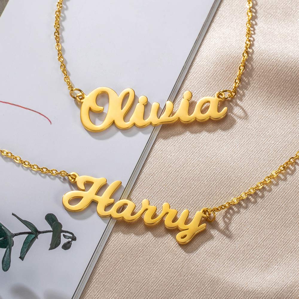 Custom Double Layer Name Necklace