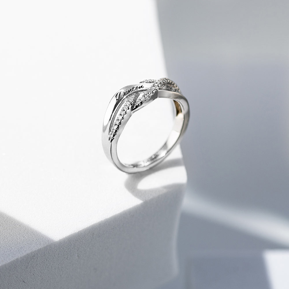 Custom Engraved Name Ring