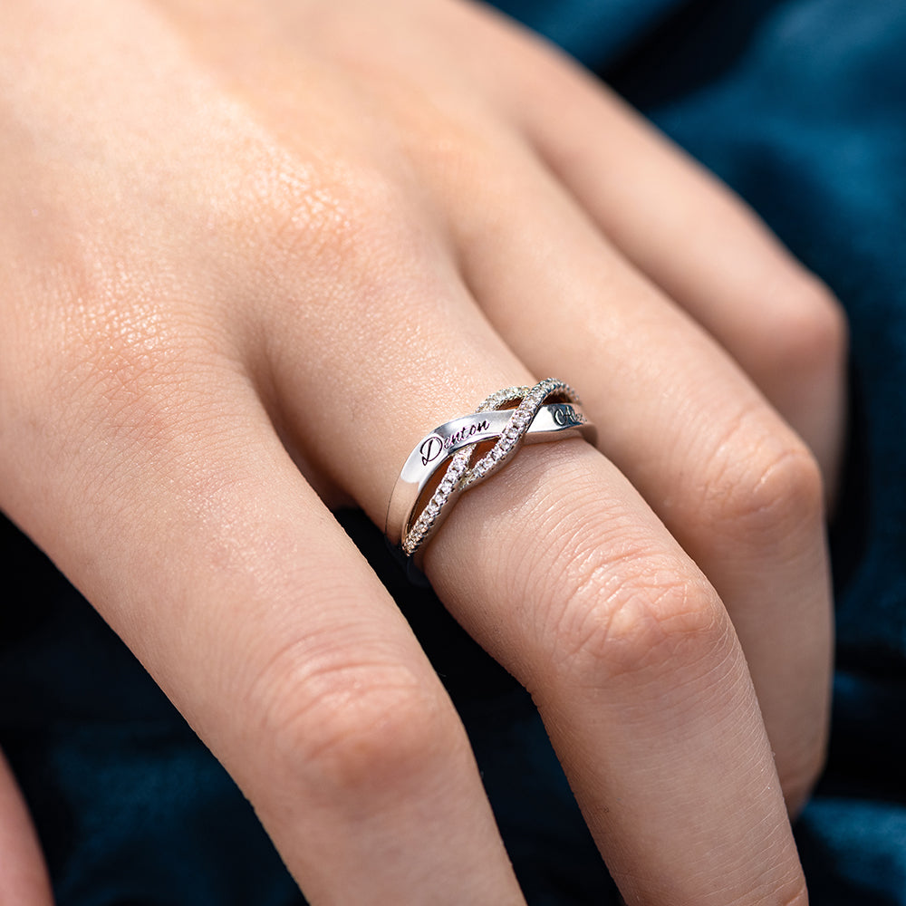 Custom Engraved Name Ring
