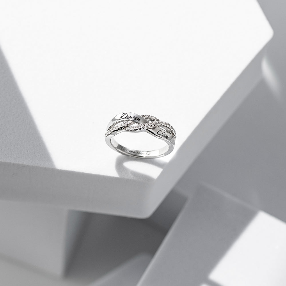 Custom Engraved Name Ring