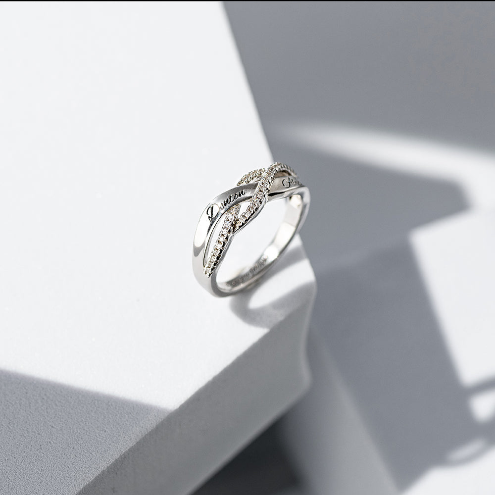 Custom Engraved Name Ring