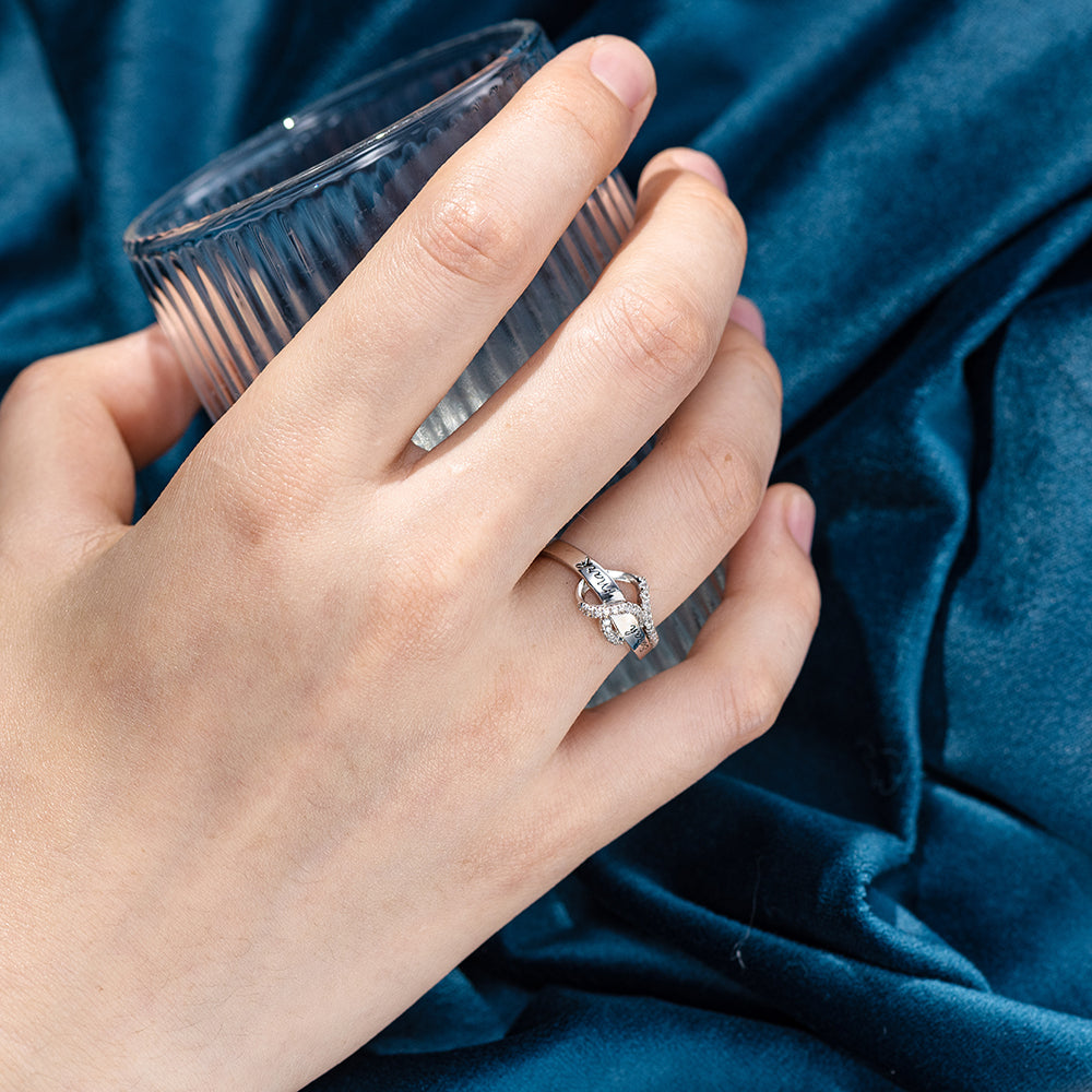 Personalized Heart Engraved Ring