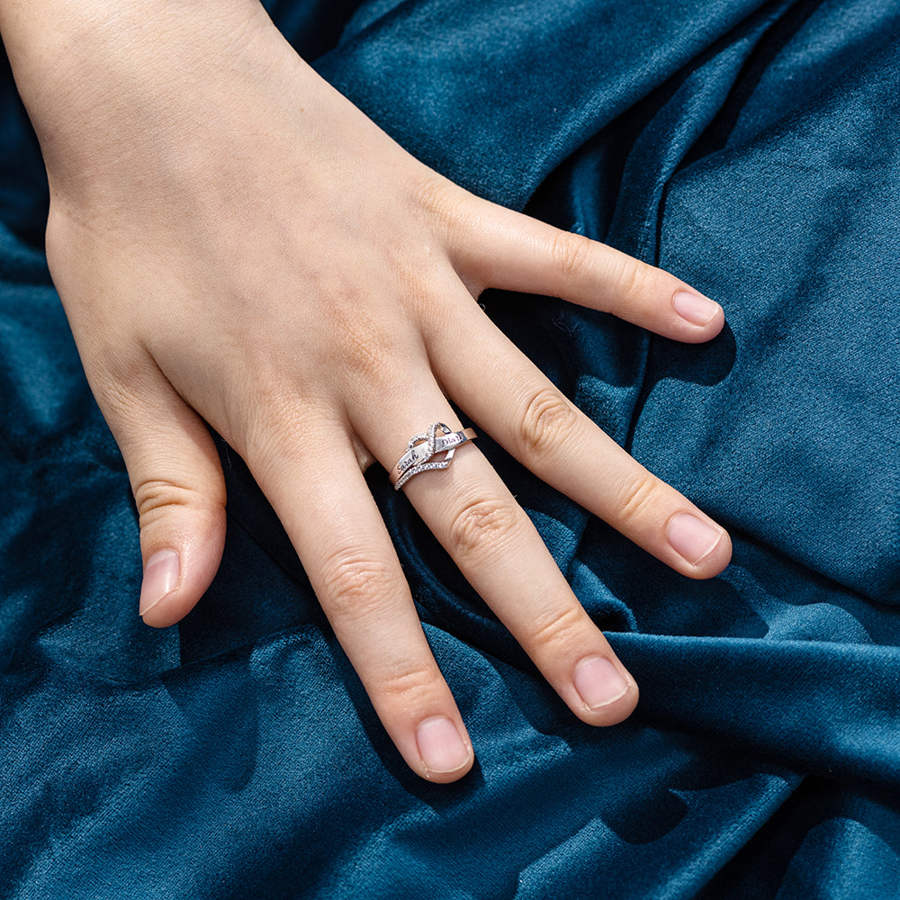 Personalized Heart Engraved Ring