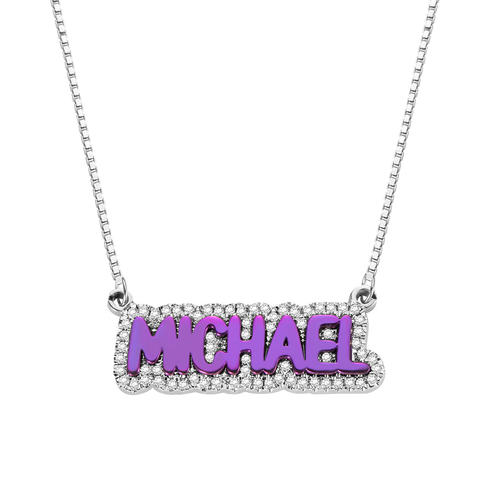 Custom Iced Name Necklace