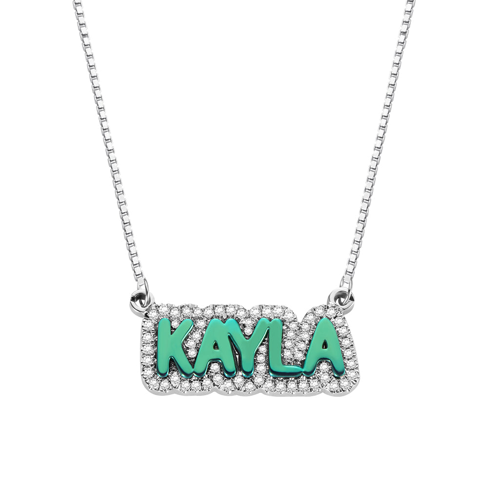 Custom Iced Name Necklace