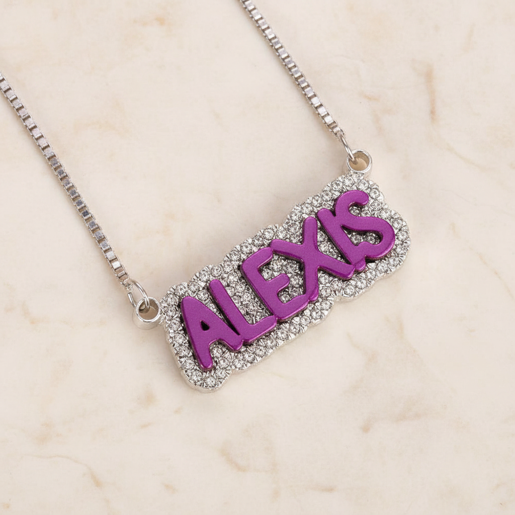 Custom Iced Name Necklace