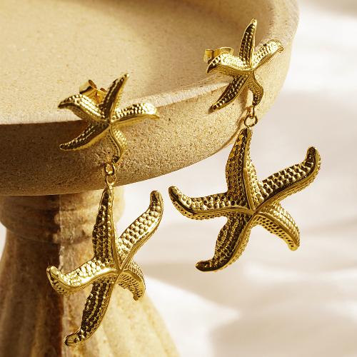 Beachy Starfish Dangle Earrings