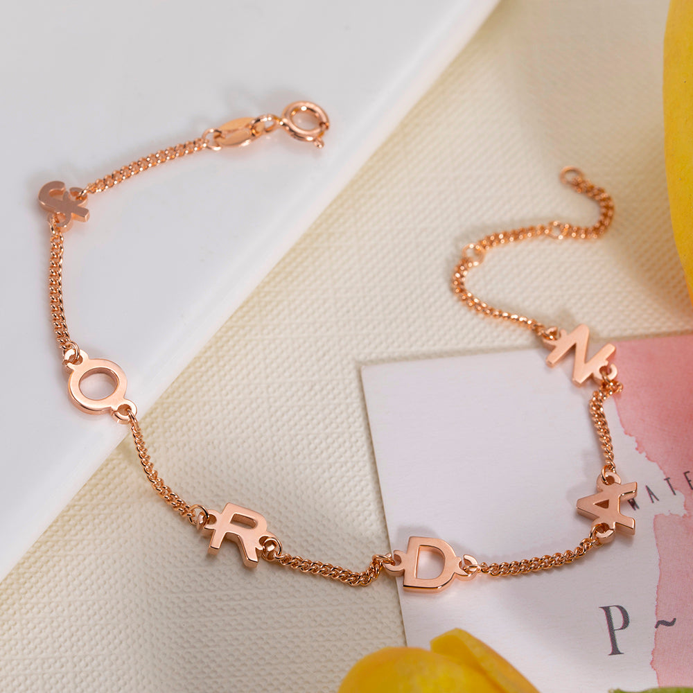 Personalized Name Chain Bracelet