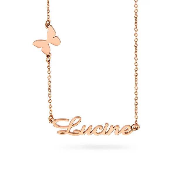 Personalized Charm Name Necklace