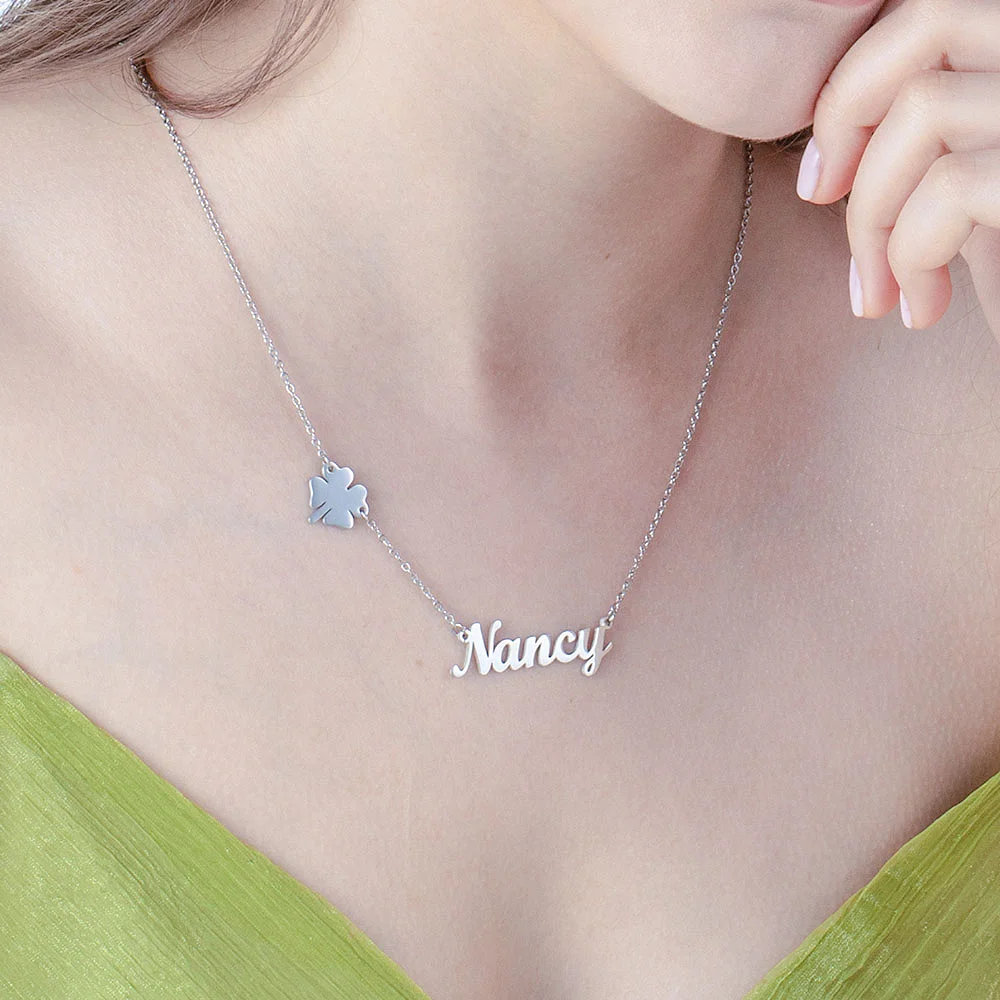 Personalized Charm Name Necklace