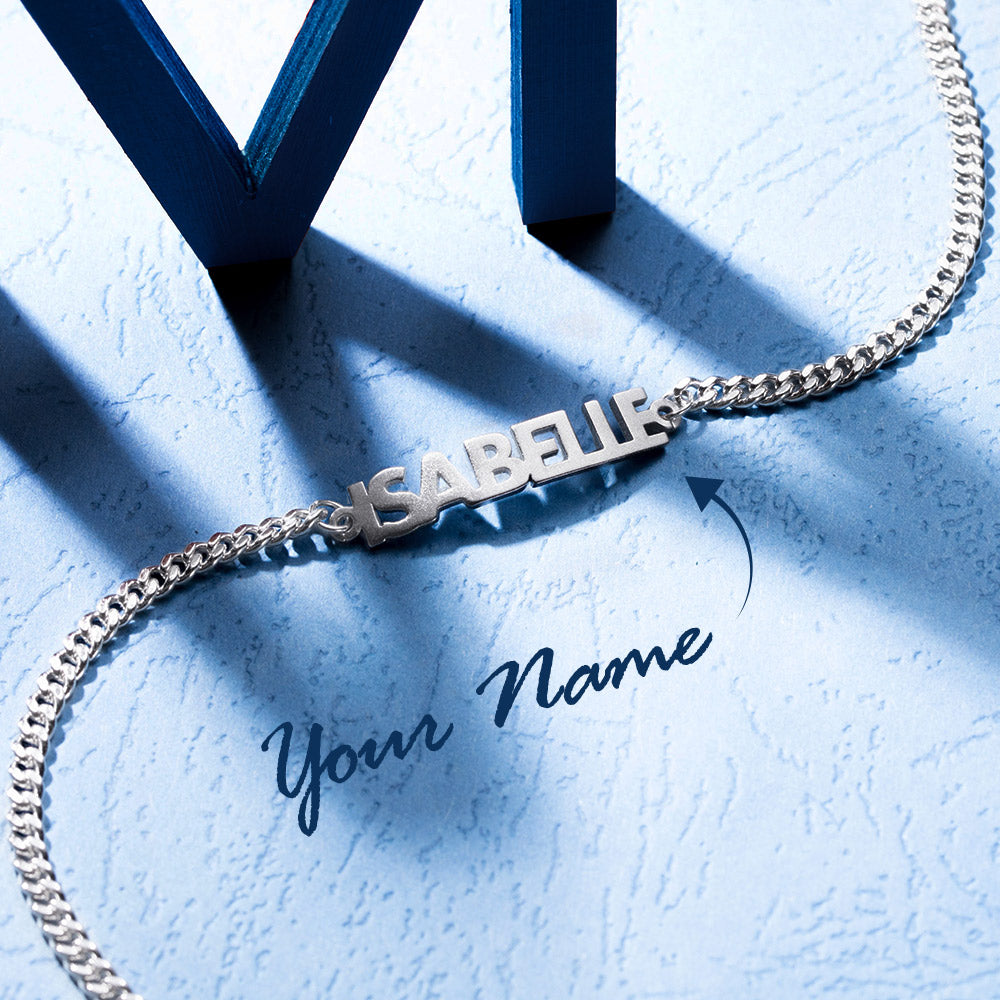 Personalized Name Cuban Chain Bracelet