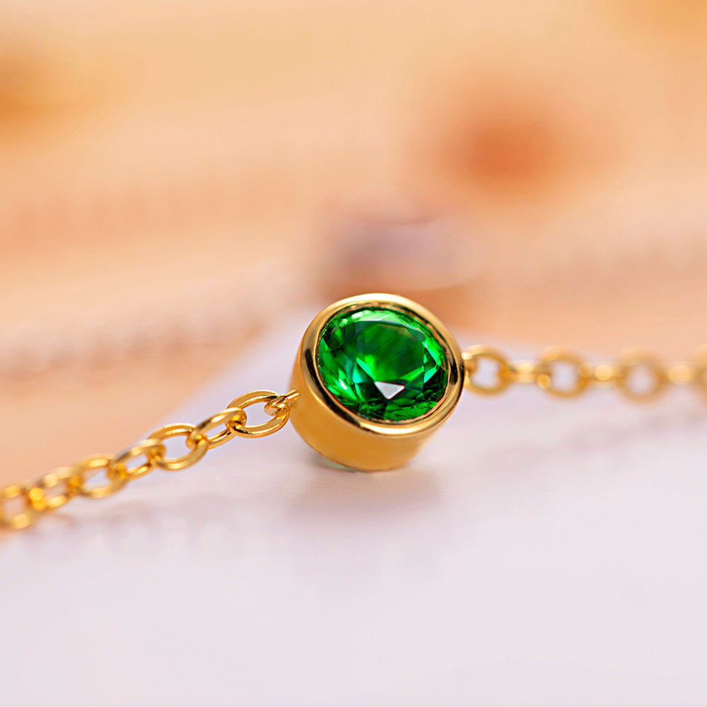 Custom Birthstone Chain Necklace