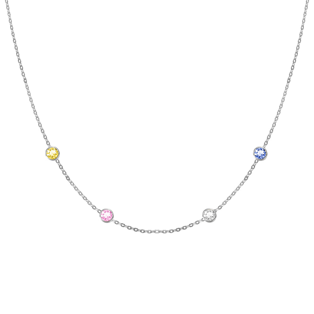 Custom Birthstone Chain Necklace