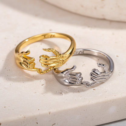 Personalized Pinky Promise Ring