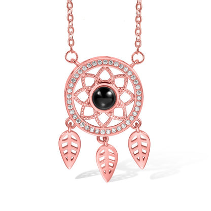 Custom Dreamcatcher Projection Necklace