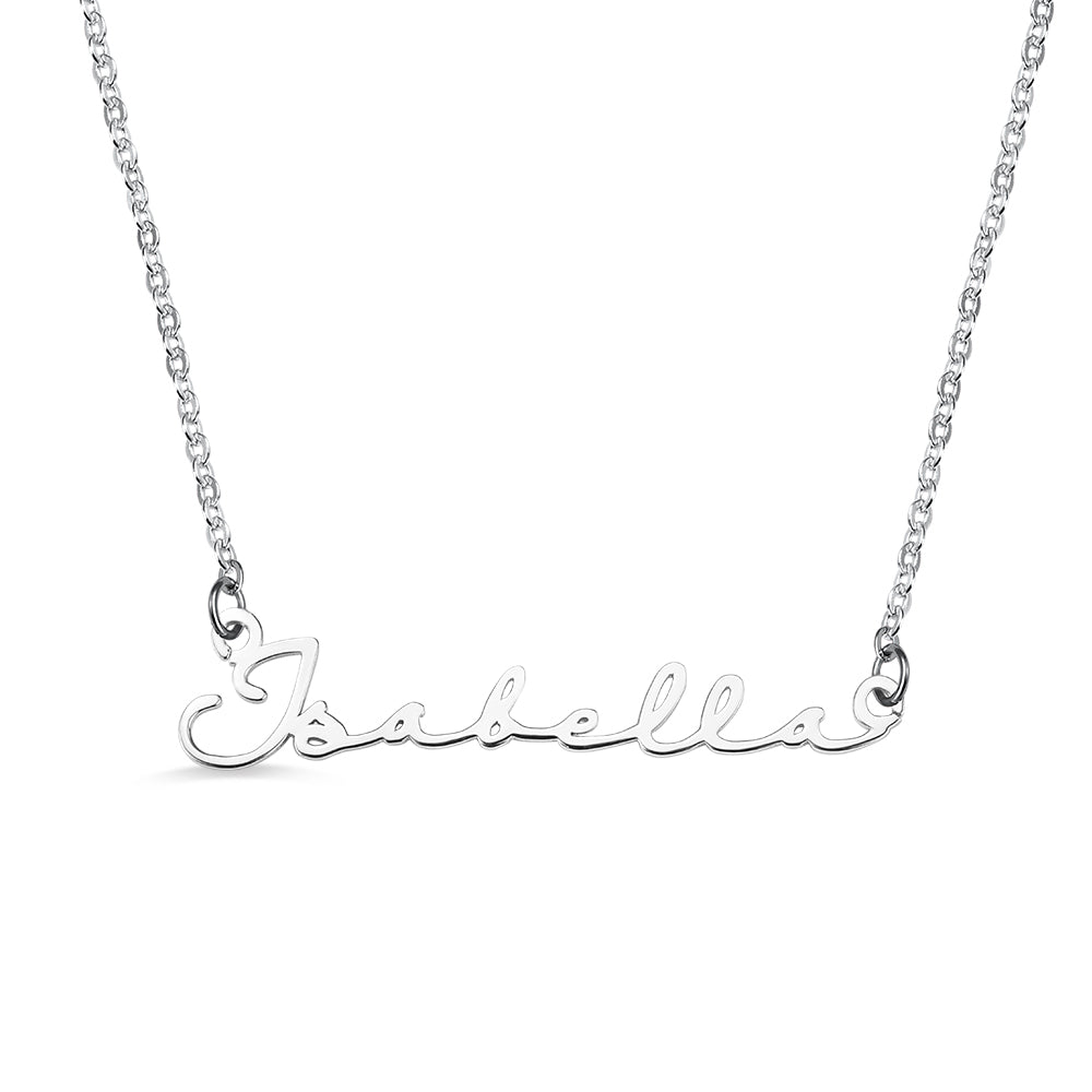 Personalized Minimalist Name Necklace 925 Sterling Silver