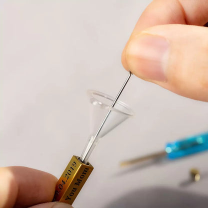 Engraved Bar Urn Necklace