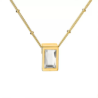 Engraved Mini Crystal Urn Necklace