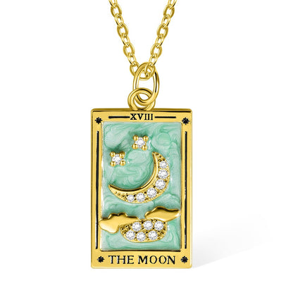 Handmade Tarot Card Pendant Necklace