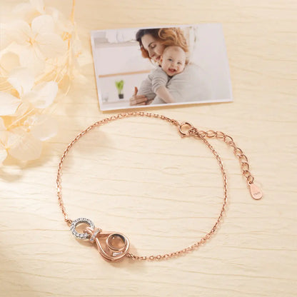 Personalized Drop Projection Necklace & Bracelet