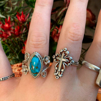 Nature Inspired Turquoise Ring