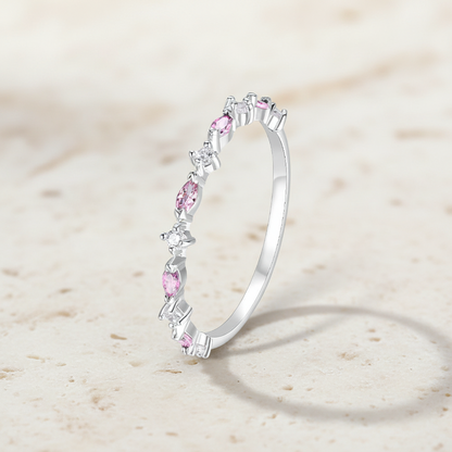 Custom Birthstone Marquise Ring