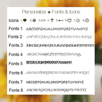 Engraved Initial Hourglass Urn Necklace