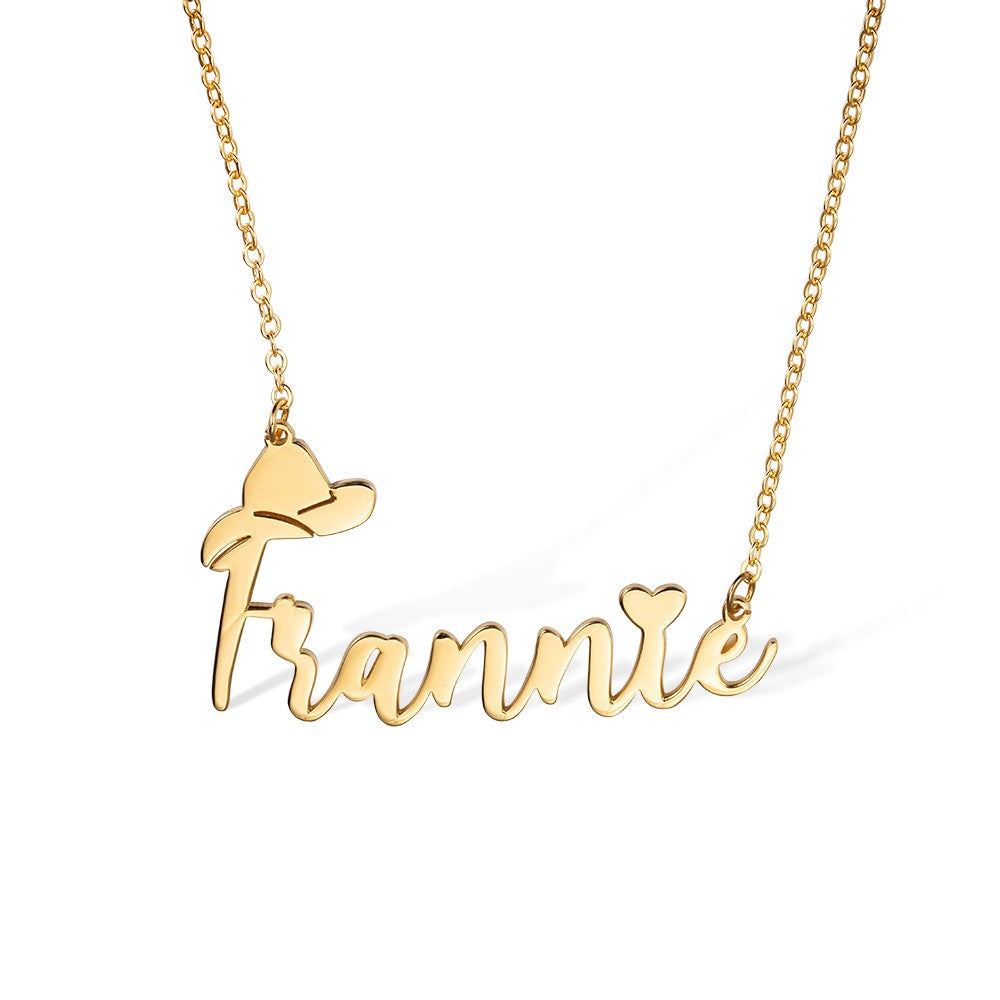 Personalized Cowgirl Name Necklace