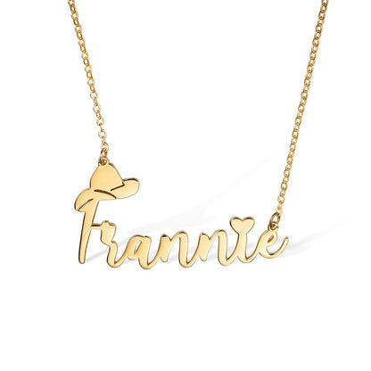 Personalized Cowgirl Name Necklace