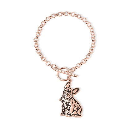 Custom Engraved Pet Portrait Bracelet