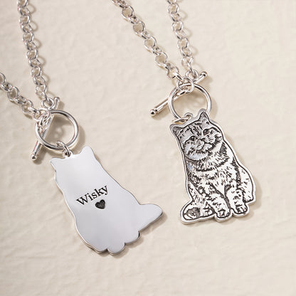 Custom Engraved Pet Portrait Bracelet