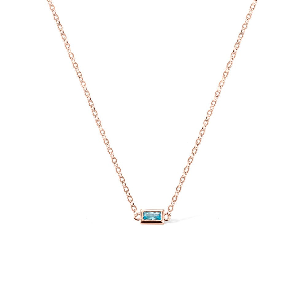 Dainty Combined Birthstone Necklace