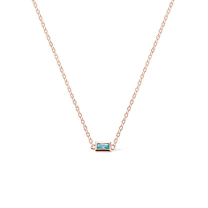 Dainty Combined Birthstone Necklace