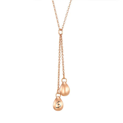 Double Teardrop Urn Necklace