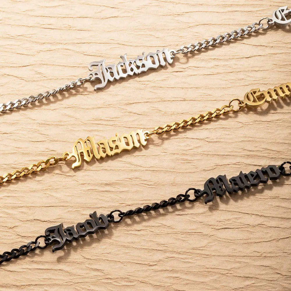 Custom 1-5 Names Cuban Necklace