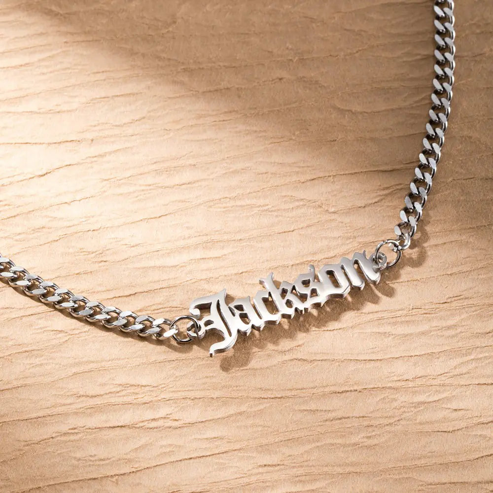 Custom 1-5 Names Cuban Necklace