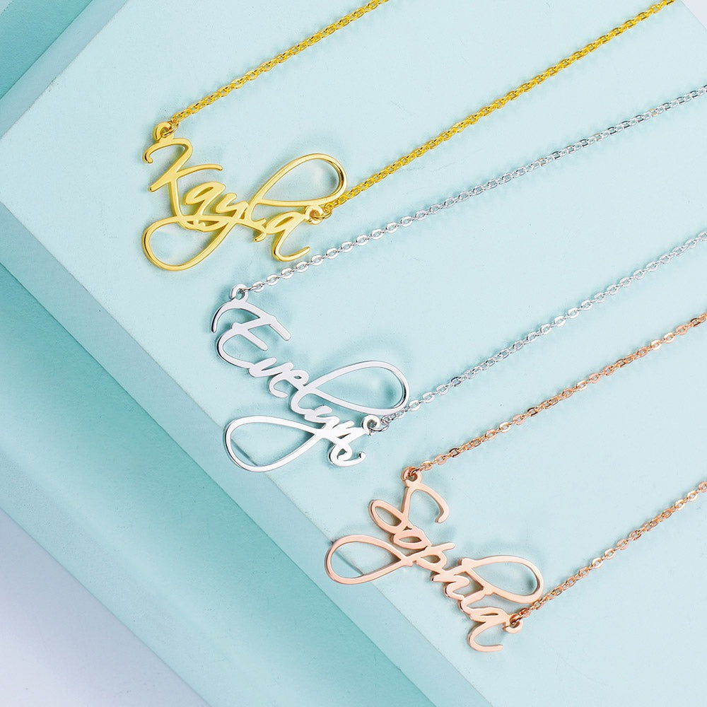 Personalized Calligraphy Name Necklace