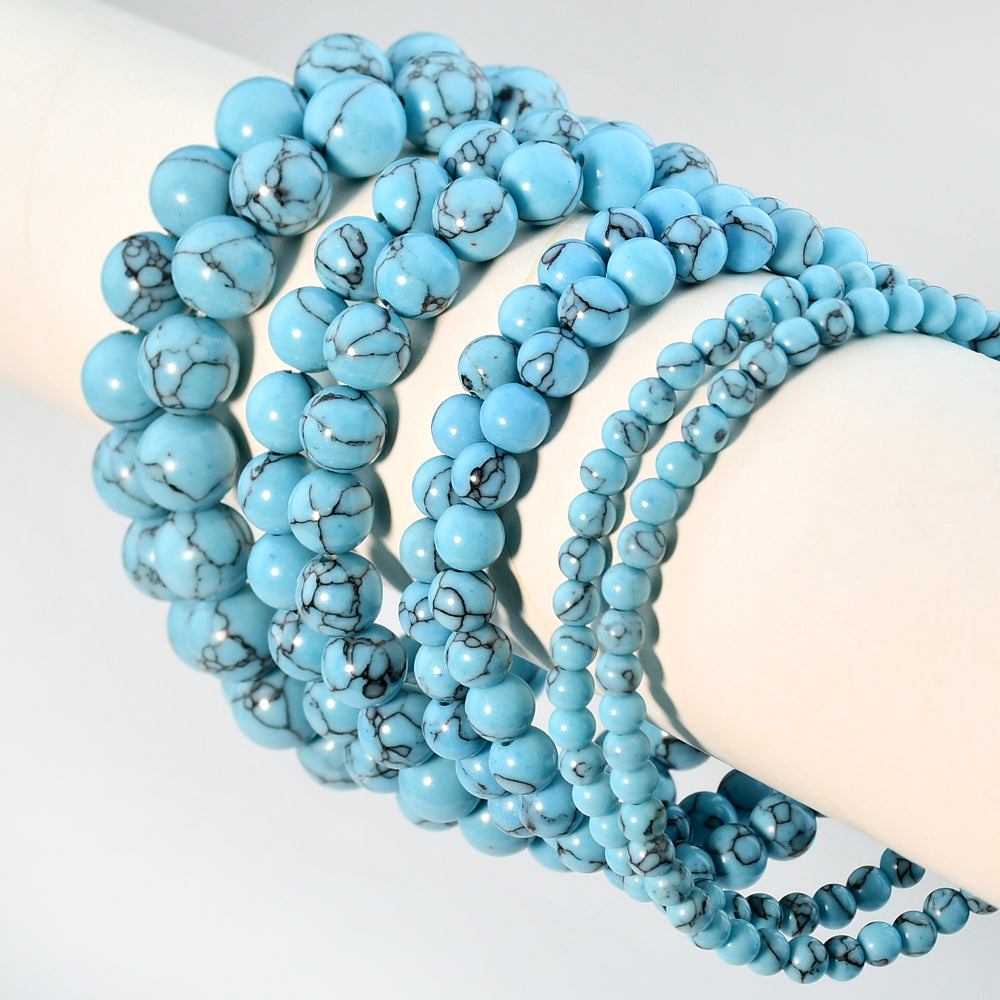 Boho Handmade Turquoise Beaded Bracelets