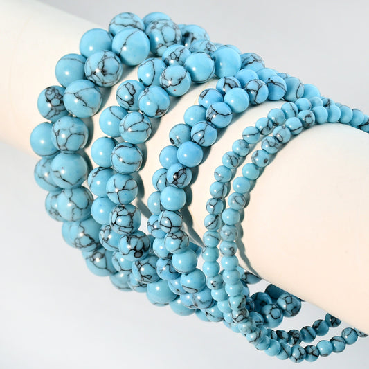 Boho Handmade Turquoise Beaded Bracelets