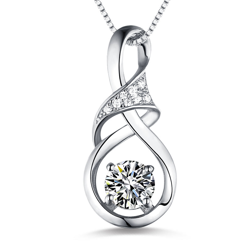 Custom Teardrop Birthstone Necklace