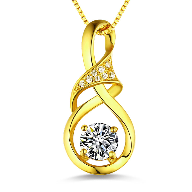 Custom Teardrop Birthstone Necklace