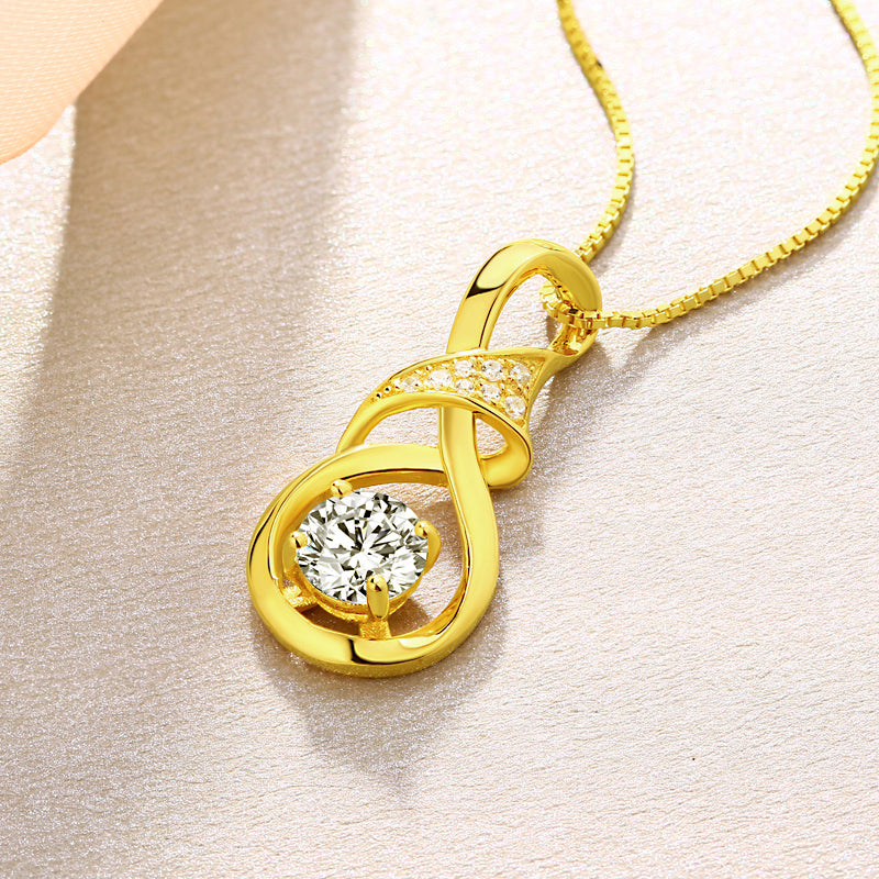 Custom Teardrop Birthstone Necklace