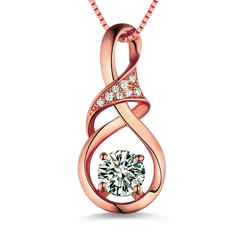 Custom Teardrop Birthstone Necklace
