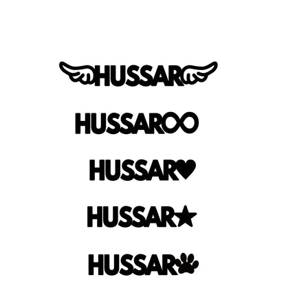 Custom Combined Family Names Necklace with Icons