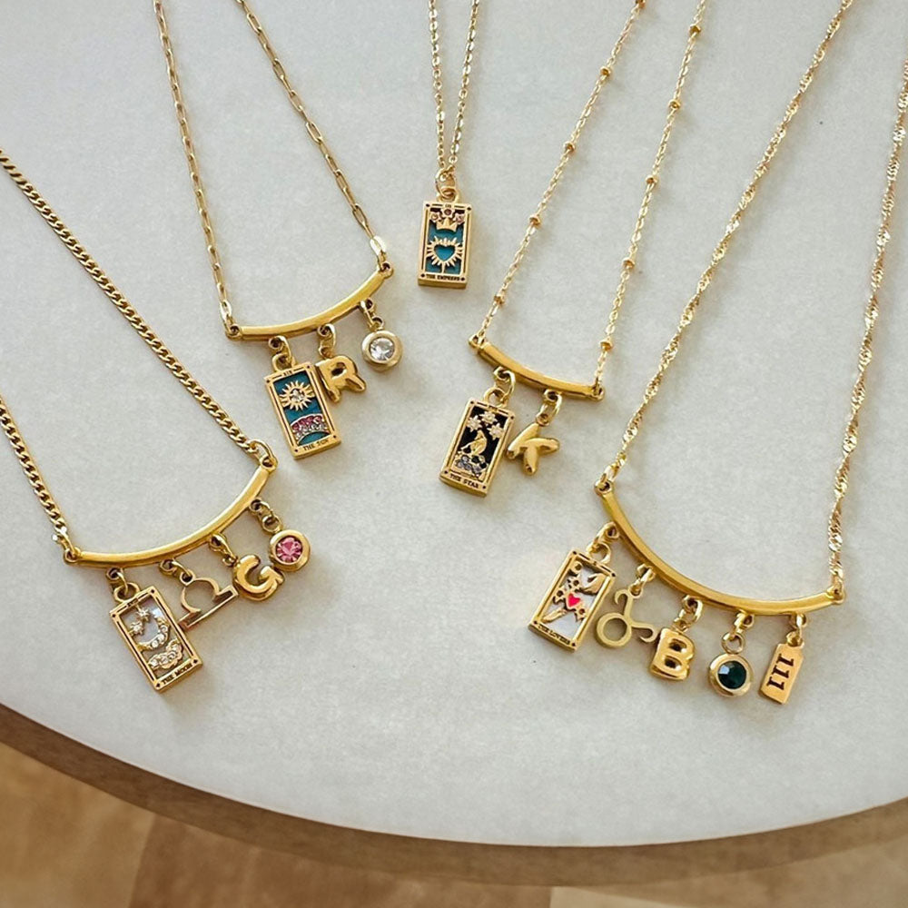 Custom Tarot Charm Necklace