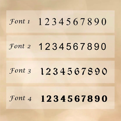 Custom Angel Number Studs