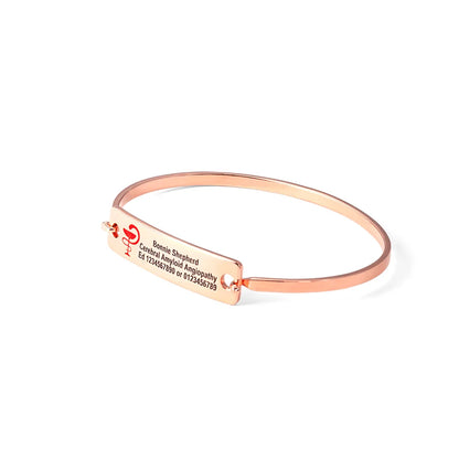 Engraved Medical Alert ID Bracelet