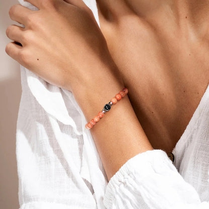 Custom Photo Projection Natural Stone Bracelet