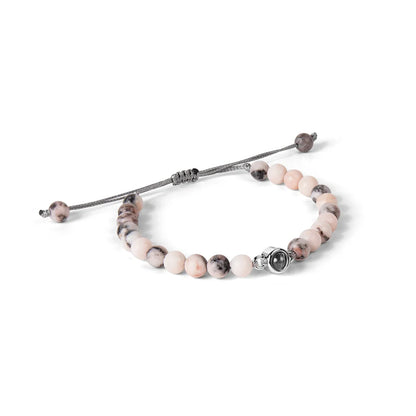Custom Photo Projection Natural Stone Bracelet