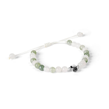 Custom Photo Projection Natural Stone Bracelet